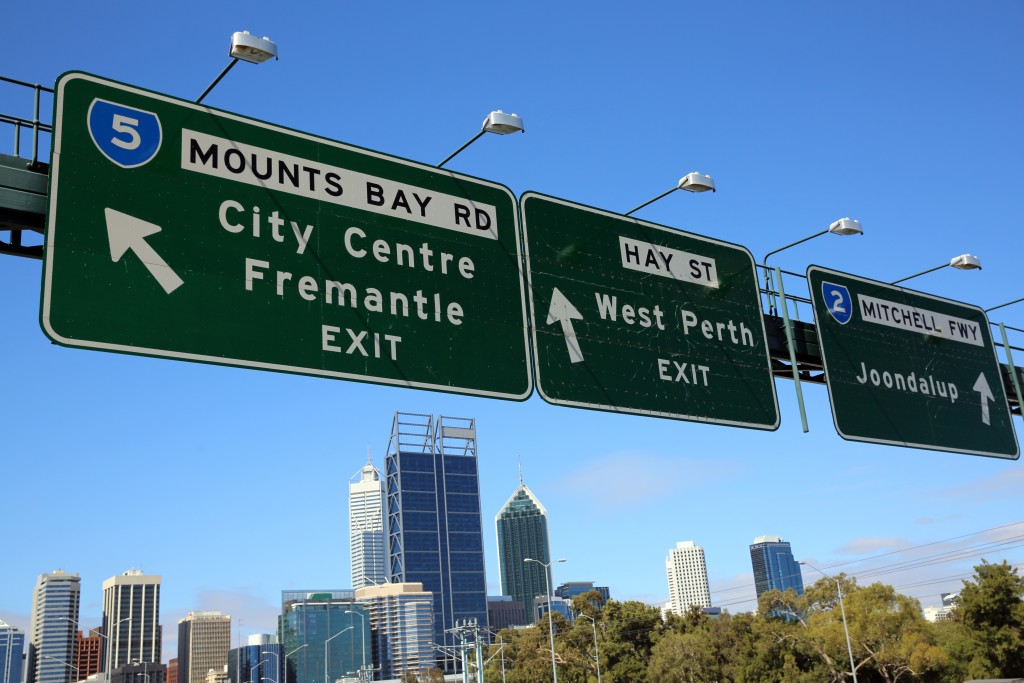 Road sign in Australia