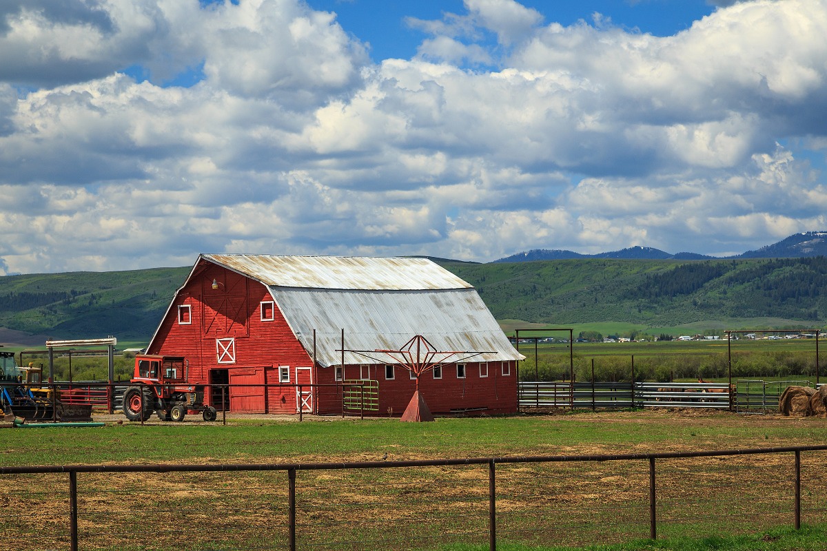 red barn