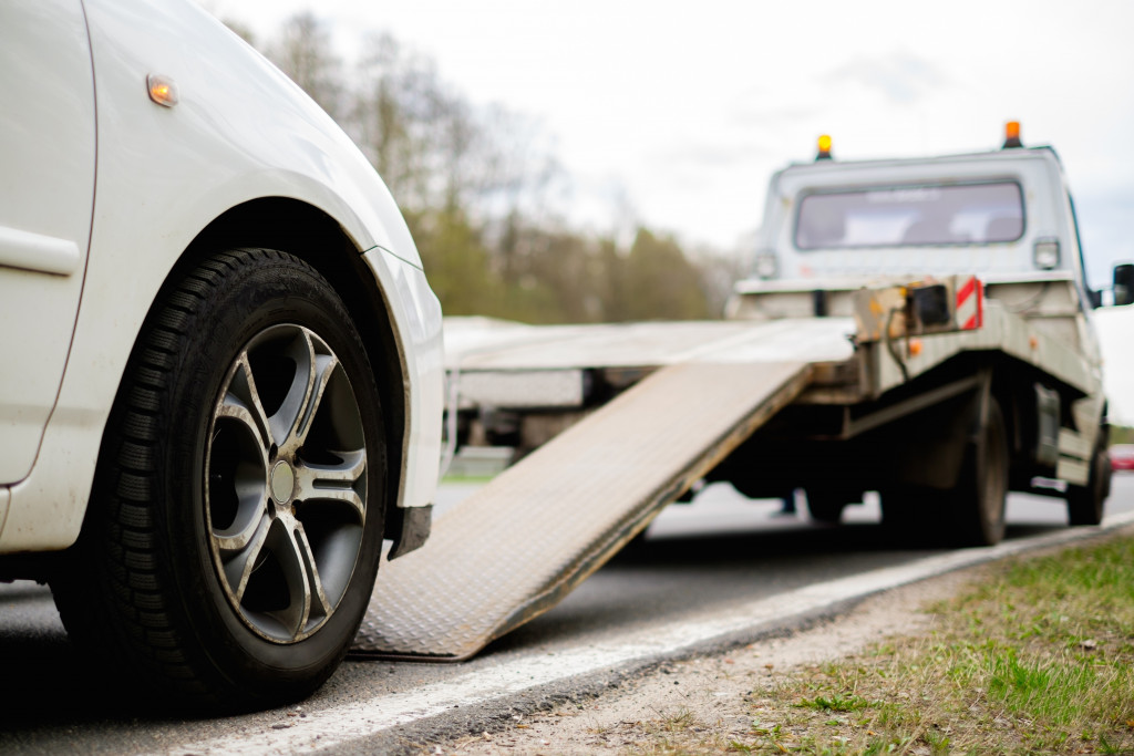 concept of transporting a vehicle